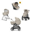 Poussette TRIO System Quattro Aptica Darwin Pashmina Beige INGLESINA