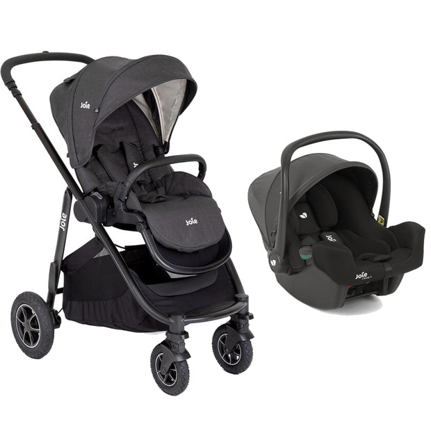 Poussette DUO Versatrax + I-Snug 2 Shale JOIE