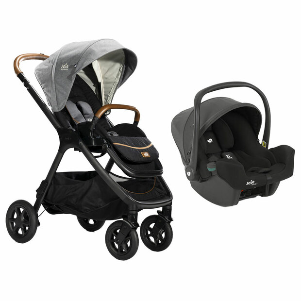 Poussette DUO Finiti Carbon + I-SNUG 2 SHALE JOIE