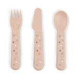 Foodie Couverts Set de 3 Happy Dots Rose