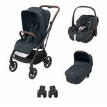 Poussette TRIO Leona 2 Pebble 360 PRO 2 Oria Graphite