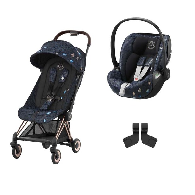 Poussette DUO Coya Rosegold + Cloud T Jewels of Nature CYBEX