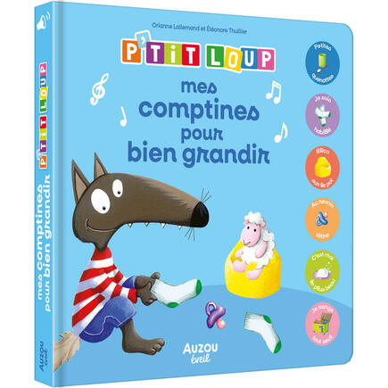 P'tit Loup - Comptines pour bien grandir AUZOU EDITIONS