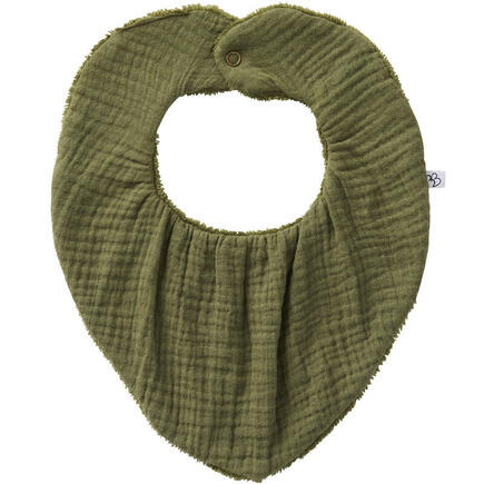 Bavoir bandana bambou / gaze Fougère BB&CO