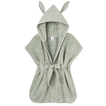 Peignoir bambou et gaze de coton Vert de gris BB&CO - 2