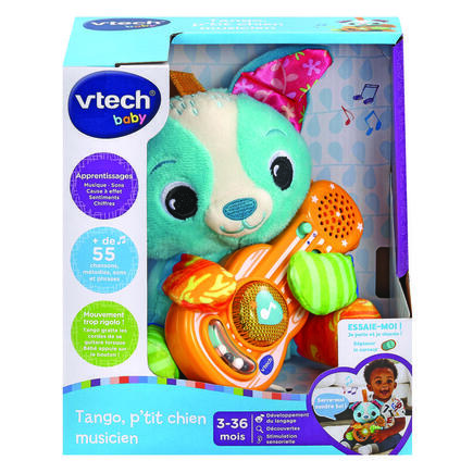 Peluche Musical - Tango, p'tit chien musicien Multicolore VTECH - 2