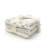 Lot de 3 mini serviettes Ivory