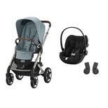 Poussette DUO Talos S Lux TPE Sky Blue + Cloud G Moon Black