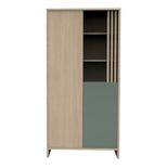 Armoire 2 Portes 1 Niche TOKYO Sauge