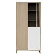 Armoire 2 Portes 1 Niche TOKYO Blanche SAUTHON - 6