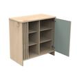 Commode 1 Porte 3 Niches TOKYO Sauge SAUTHON - 5