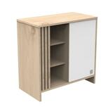  Commode 1 Porte 3 Niches TOKYO Blanche