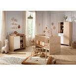 Chambre TRIO Lit 140x70 Commode1P Armoire 2P TOKYO Blanche