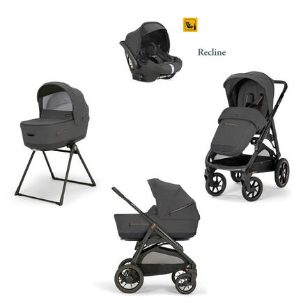 Poussette TRIO System Quattro Aptica XT Darwin Recline Magnet Grey INGLESINA