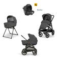 Poussette TRIO System Quattro Aptica XT Darwin Recline Magnet Grey INGLESINA