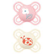 Lot de 2 sucettes Perfect naissance 0-2 mois Planet Love - Coloris aléatoire MAM - 7