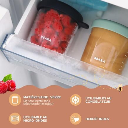 Coffret 2 Portions verre Vert BEABA - 9