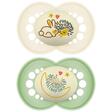 Lot de 2 sucettes Original dès 18 mois Planet Love Night - Coloris aléatoire MAM