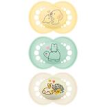 Lot de 3 sucettes Original dès 18 mois Planet Love - Beige