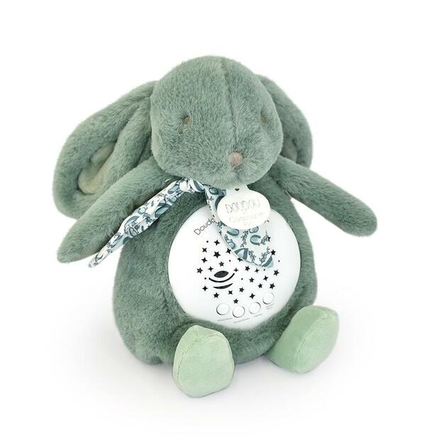 Veilleuse musicale lapin doudou - Vert DOUDOU ET COMPAGNIE