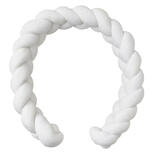 Tresse décorative ouatinée blanche 200 cm