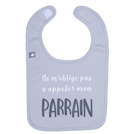 Bavoir Parrain Gris clair BB&CO