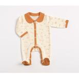 Pyjama 3 mois avec col Orsino - Beige