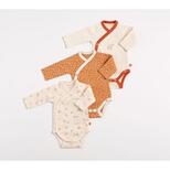 Lot de 3 bodies 1 mois Orsino - Beige