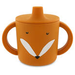 Tasse d'apprentissage en silicone Mr. Fox - Orange