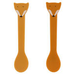 Lot de 2 cuillères silicone Mr. Fox - Orange