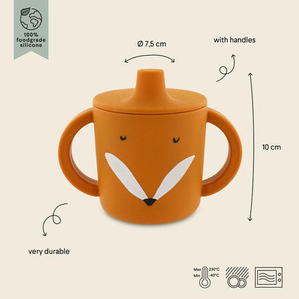 Tasse d'apprentissage en silicone Mr. Fox - Orange TRIXIE - 3