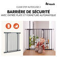 Barrière de sécurité Clear Step Autoclose 2 - Gris foncé HAUCK - 4