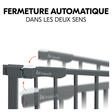 Barrière de sécurité Clear Step Autoclose 2 - Gris foncé HAUCK - 18