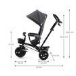 Tricycle Aveo - Malachite grey KINDERKRAFT - 13