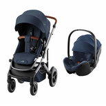 Poussette duo Smile 5Z + Baby-safe pro - Night blue