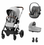 Poussette trio Balios S Lux SLV + Nacelle Cot S Lux + Cloud G I-size Lava grey