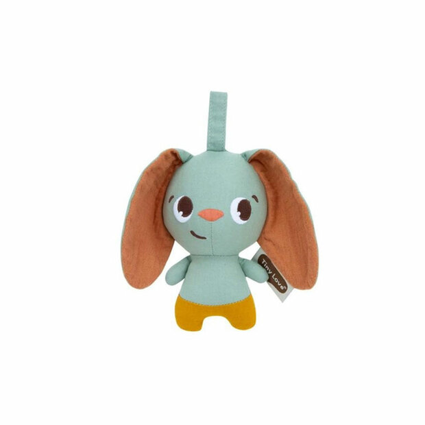 Doudou hochet Thomas le lapin Garden of adventures - Bleu TINY LOVE