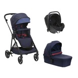 Poussette Trio Seety Nacelle Oxford Blue + Siège auto Kory Black