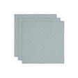 Lot de 3 langes en gaze de coton small 70x70cm Miffy - Sea green JOLLEIN