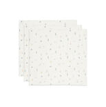 Lot de 3 langes en gaze de coton small 70x70cm Jungle jambo - Multicolor