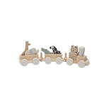 Jouet en bois train Jungle jambo - Multicolor