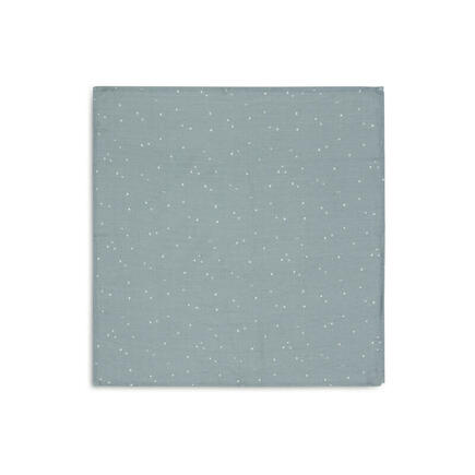 Lot de 3 langes en gaze de coton small 70x70cm Twinkling - Sea green JOLLEIN - 4