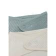 Lot de 2 bavoirs bandana Velvet rib - Sea green/Ivory JOLLEIN - 6