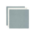 Lot de 3 langes en gaze de coton small 70x70cm Twinkling - Sea green JOLLEIN