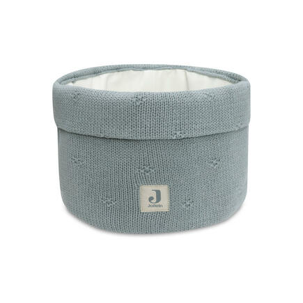 Panier de rangement Cosy knit - Sea green JOLLEIN